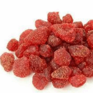 Fresa entera deshidratada