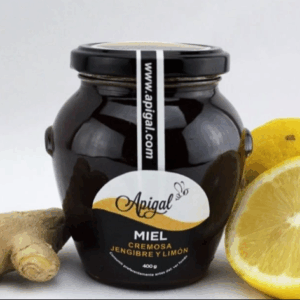 Miel con jengibre y limón