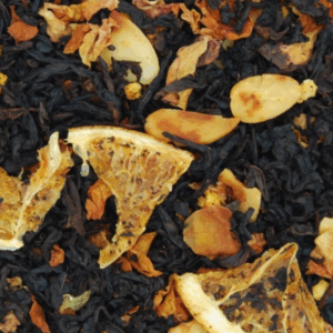 Te negro almendra - naranja